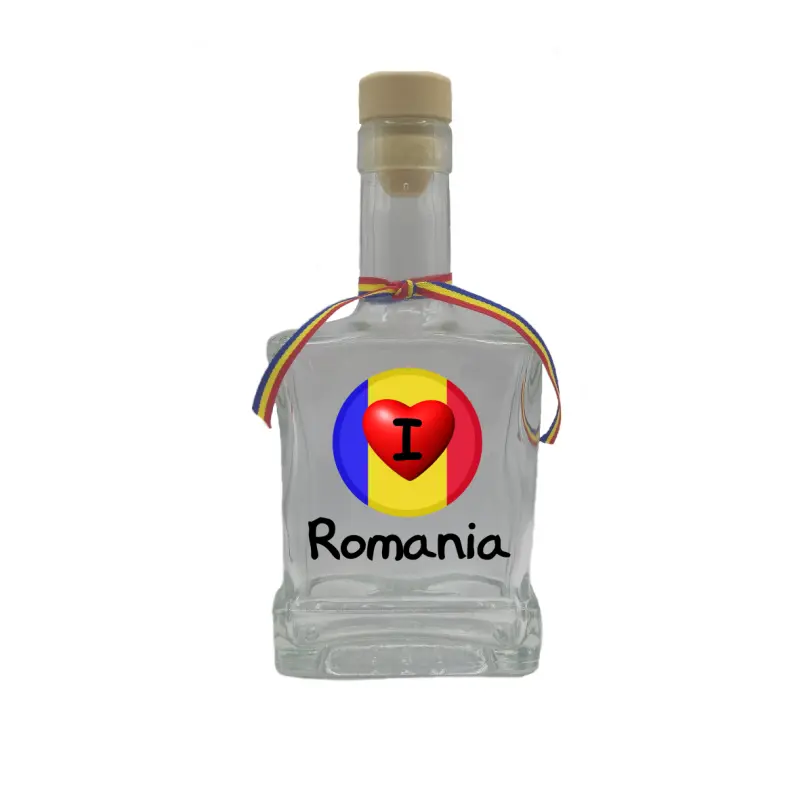 I love romania, sticla cu mesaj plata, 250 ml, model divgs179 08